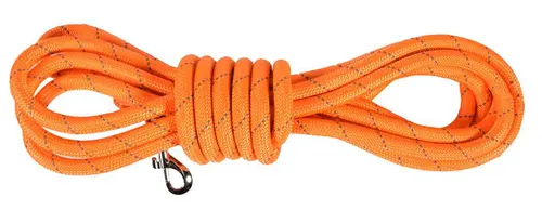 Pour aménager vos extérieurs:Longe ronde pour chien coloris orange Bobby Walk – 10 mètres