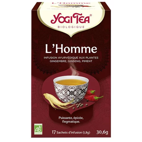 Jardin & nature:Yogi Tea Homme – La boîte de 17 sachets