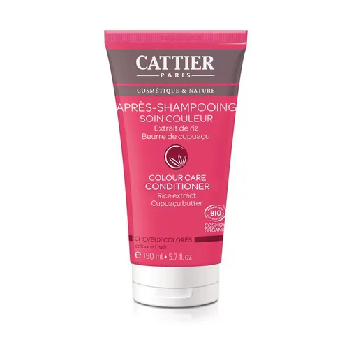 Une idée pour vos extérieurs:Après-shampoing soin et couleur Cattier bio en tube de 150 ml