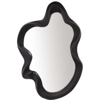 Miroir vague en polyéthylène Optik (Noir)