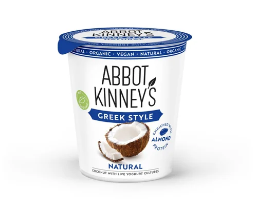 Pour la vie au jardin：Dessert végétal coco à la grecque Abbot Kinney's Natural - 350 gr