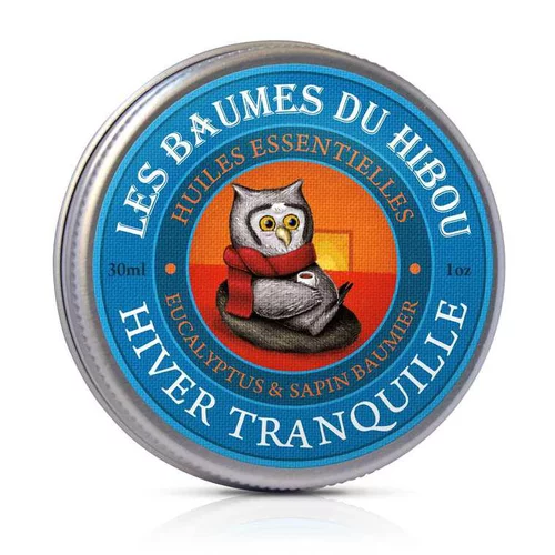 Pour vos projets extérieurs：Baume Hiver Tranquille biologique Boîte 30 ml bleu