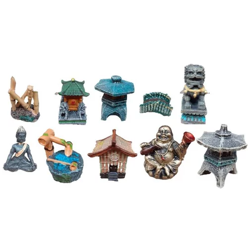 Mieux au jardin：Aqua Asiatique Display 20 figurines