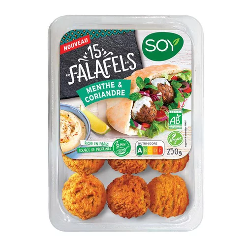 Fonctionnel au jardin：Falafels à la coriandre et à la menthe Soy - 250 g