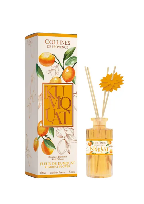 Pour un extérieur à votre image：Bouquet parfumé senteur fleur de kumquat Collines de Provence - 100 ml