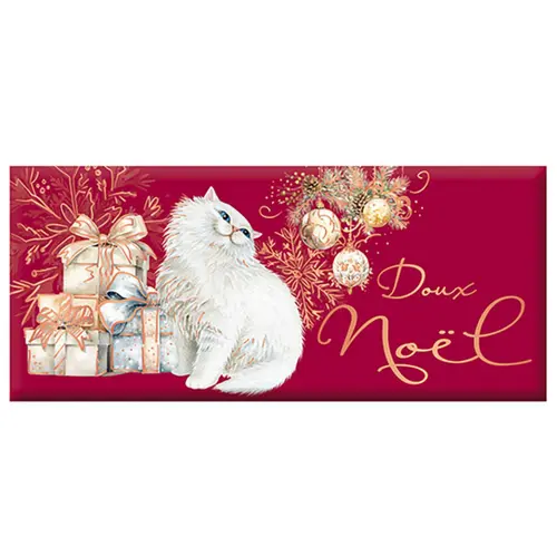 Une idée pratique pour l’extérieur：Mini tablette de chocolat au lait « Doux Noël » Art Grafik