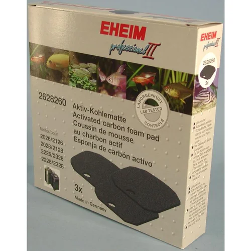 Confort au jardin：Mousse charbon actif pour filtre expérience, pack de 3 - EHEIM
