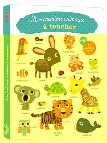Moderne jardin：Livre "Mes premiers animaux à toucher" aux Éditions Auzou