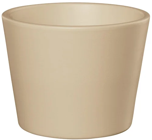 Sélection jardin：Cache-pot en céramique coloris crème Fresh – Ø 32 x H 27 cm