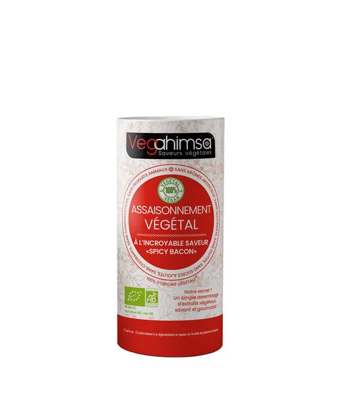 Le pratique au jardin：Assaisonnement végétal bio spicy bacon Vegahimsa - 55 g