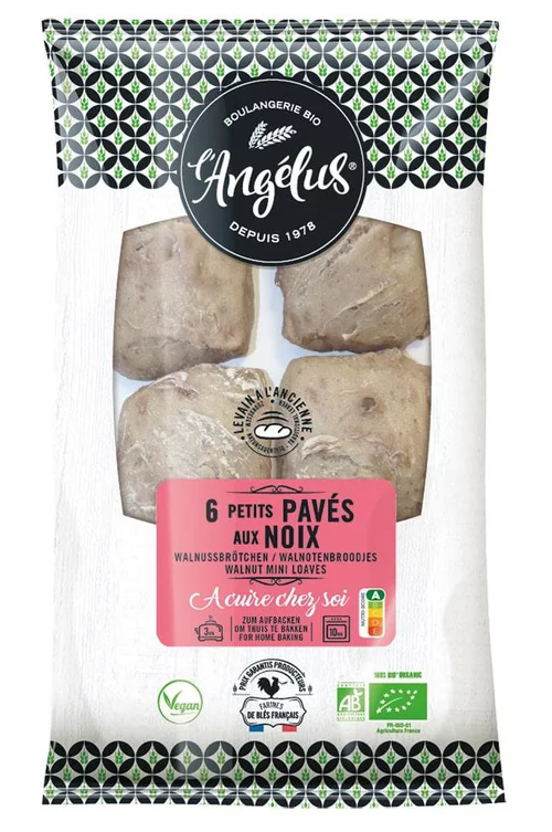 Tendance jardin:Pavés aux noix bio Angelus - 6 x 60 g