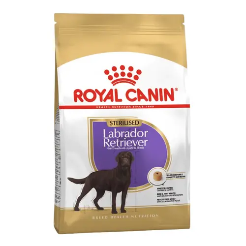 Nature facile:Croquette pour chien adulte stérilisé Labrador Royal Canin - 12 kg