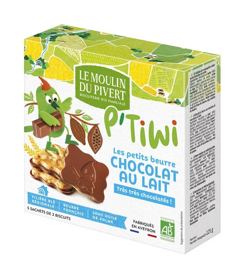 Style extérieur:P'tiwi au Chocolat au lait bio - 125 gr