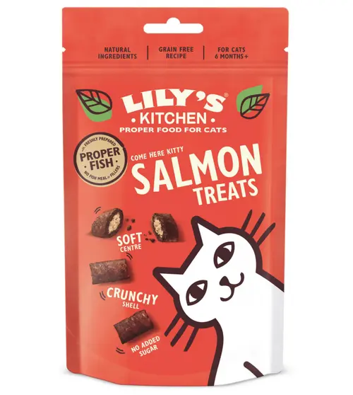 Nature pour le jardin:Friandises pour chat au saumon Lily’s Kitchen - 60 g