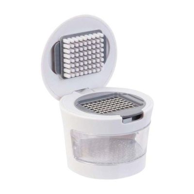 Presse ail avec réservoir (Blanc)