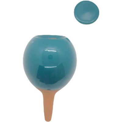 Mini ollas à planter en argile (Bleu canard)