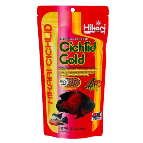 Jardin utile:Nourriture poissons aquarium - HIKARI AQUARIUM Cichlid Gold Mini- 250g