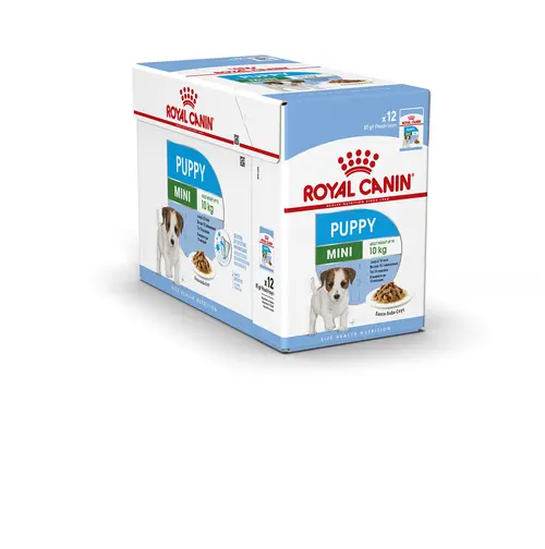 Idée jardin:Pâtées pour chiot de petite taille Royal Canin Puppy Mini - 12 x 85 g