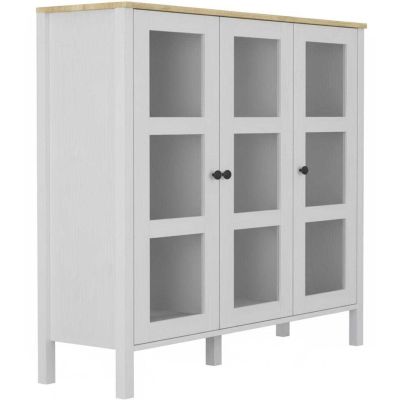 Meuble de rangement en aggloméré Frannie (Modèle 1 : 112 x 40 x 123 cm)