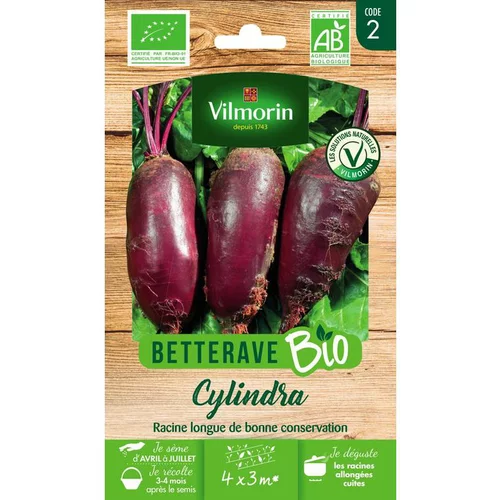 Choix nature：Graines de betterave cylindria bio Vilmorin - graines à semer