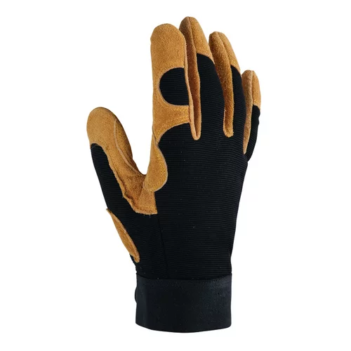 Solution maison:Gants Control coloris Marron en polyester et cuir Taille 9