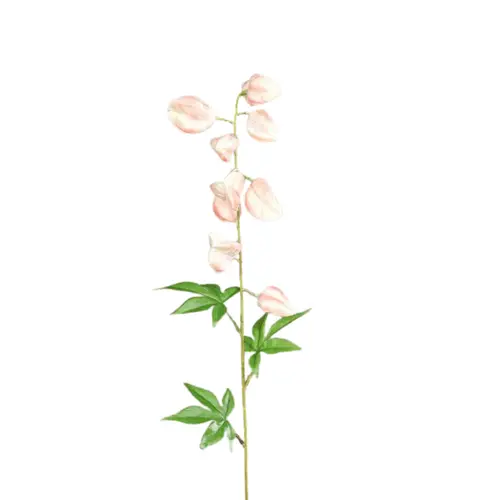 Moderne extérieur:Tige artificielle avec inflorescence rose clair - 98 cm