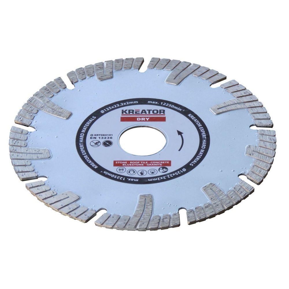 KREATOR Disque diamant béton armé - Alésage 22,2 mm 1 disque 230 mm 2,6 mm