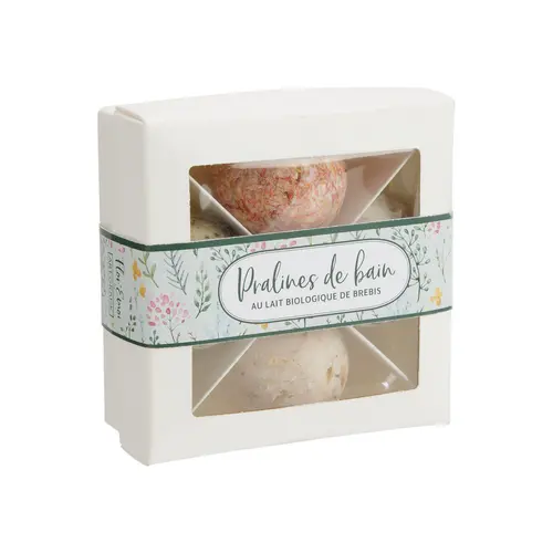 Pour un jardin bien organisé:Coffret de 4 pralines de bain Art Grafik - 4 x 50 g