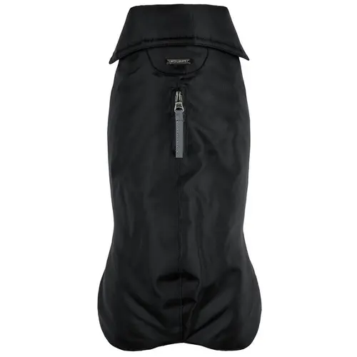 Facile à intégrer à l’extérieur:Manteau imperméable pour chien noir polyester Wouapy – Taille 70