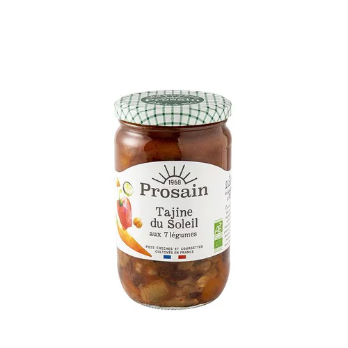 Jardin au naturel:Tajine bio du soleil en bocal de 660 g
