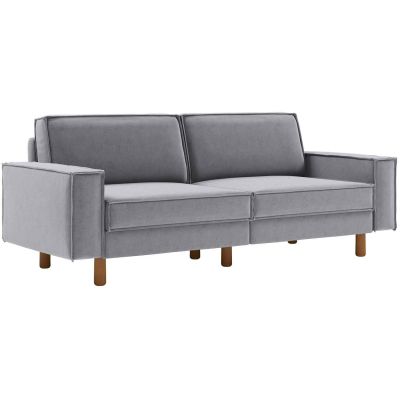 Canapé 3 places en tissu Sparrow (Gris clair)