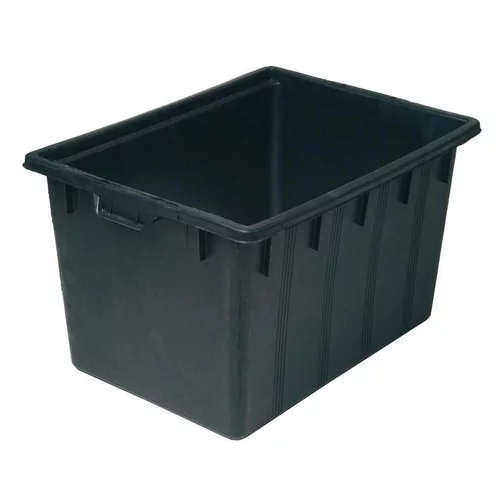 Une solution adaptée à l’extérieur：Bassin rectangulaire noir Victoria Quadro II - 79x48x30 cm