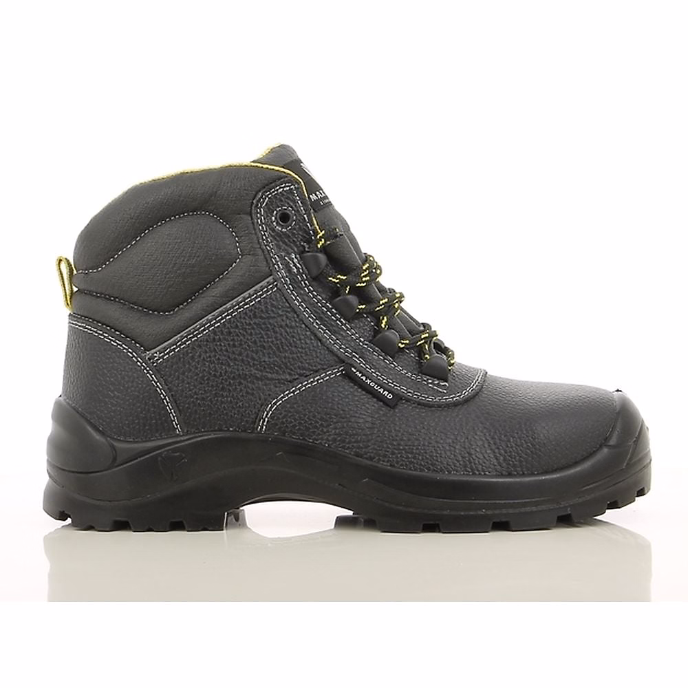 Chaussures de sécurité et chaussettes – Chaussures de sécurité montantes Maxguard CONNOR S3 SRC Noir 48