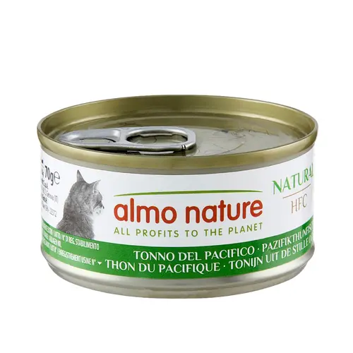 Extérieur nature：Pâtée pour chat HFC Natural au thon du Pacifique Almo Nature - 70 g