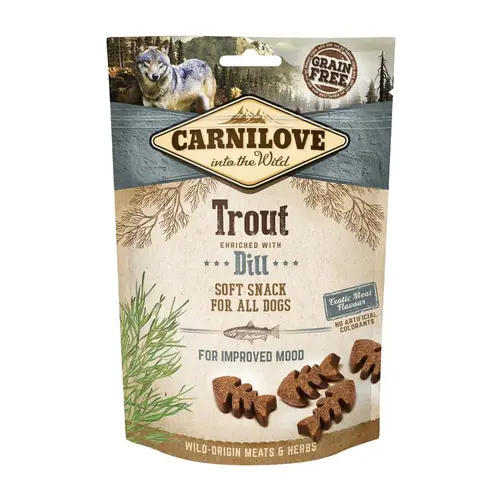 Univers extérieur：Friandise pour chien snack demi-sec Carnilove - 200 g