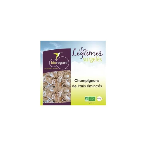 Accessoire pour le jardin：Champignons de Paris émincés surgelés Bioreg en sachet - 600 g