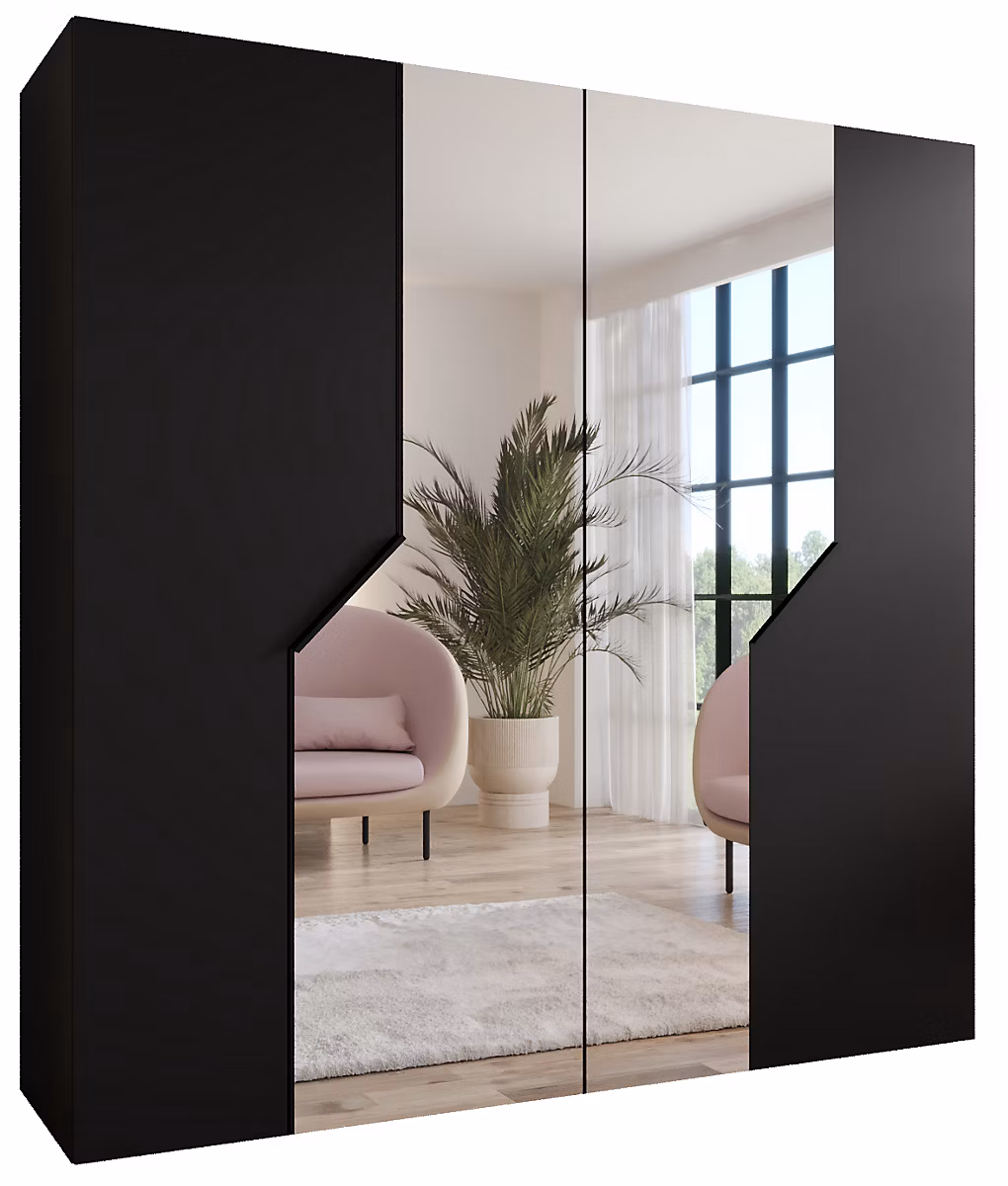 Armoire a portes battantes Andrew 2 200 x H. 202 x P. 52 – 4 portes