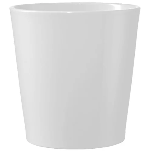 Un essentiel du jardin:Cache-pot coloris blanc Dallas Orchidée - Ø 13 cm