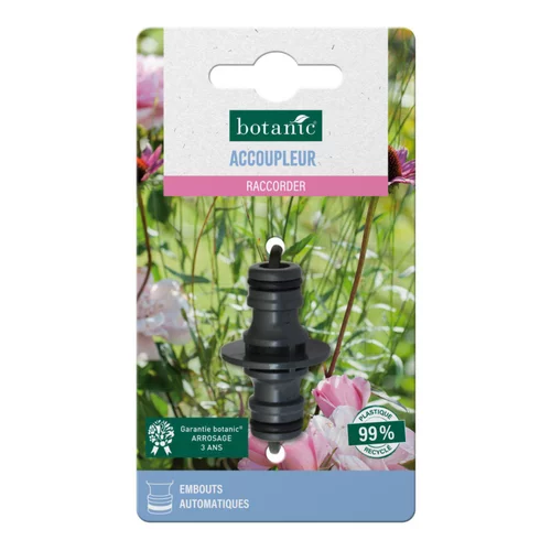 Extérieur essentiel:Accoupleur botanic® noir avec embouts automatiques