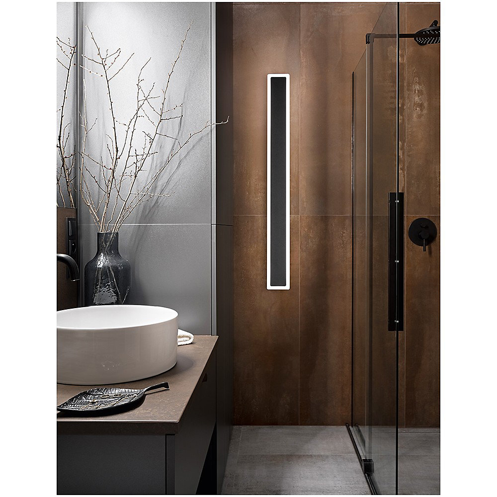 Applique Led Wally En Aluminium 22W 3000K Perenz 100 Cm Noir – Réf. JCDSMBPBJ6033686912
