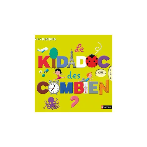Solution utile：Le livre " Kididoc des combien " aux Éditions Nathan