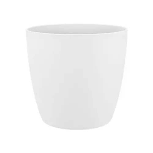 Pour faciliter la vie dehors:Cache-pot en plastique blanc Elho Brussels B25 - Ø 25 cm