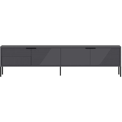 Meuble TV en aggloméré Dore (Anthracite)