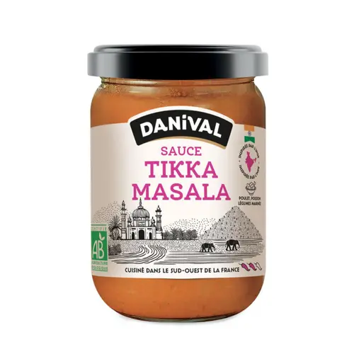 Jardin à aménager：Sauce tikka massala bio Danival - 345 g