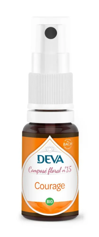 Une sélection pensée pour l’extérieur:Complément alimentaire composé floral courage bio Deva - spray 15 ml