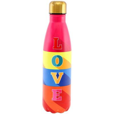 Bouteille isotherme en inox décorée 50 cl (Love)