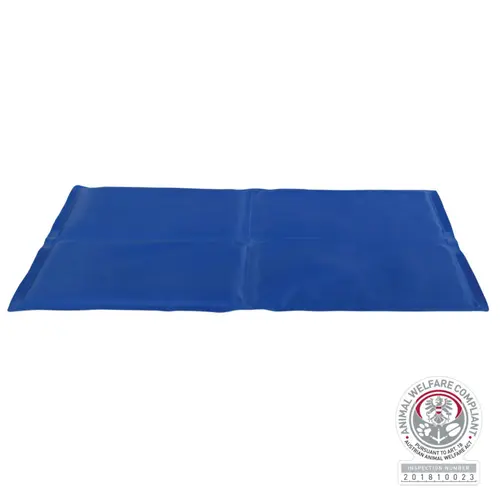 Sélection nature：Tapis rafraîchissant pour chien coloris bleu Trixie - 50 x 90 cm