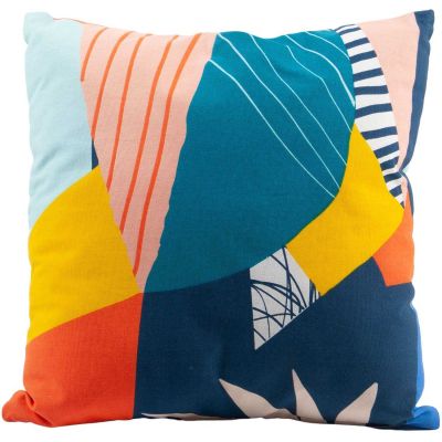 Coussin en coton imprimé 45 x 45 cm (Imprimé Papercut)