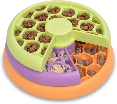 Solution extérieure:Jouet éducatif pour chaton coloris multicolore niveau 2 Nina Ottosson Lickin' Layers