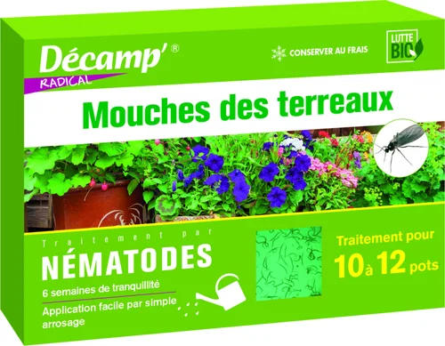 Pour profiter pleinement du jardin:Nématodes contre mouches des terreaux 2 millions